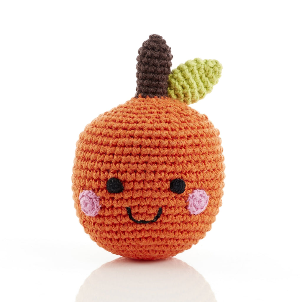 Happy fruit - orange / rattle