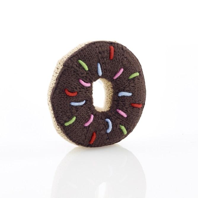 Chocolate donut / rattle