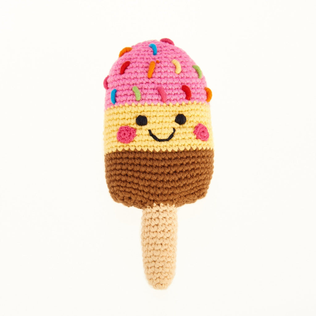 Happily Plug-quietly - raspberry, banana, caramel / Rassel